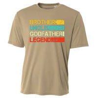 Brother Uncle Godfather Legend Best Funny Uncle Gift Cooling Performance Crew T-Shirt