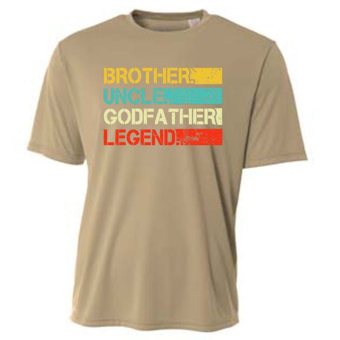 Brother Uncle Godfather Legend Best Funny Uncle Gift Cooling Performance Crew T-Shirt