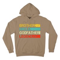 Brother Uncle Godfather Legend Best Funny Uncle Gift Hoodie