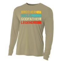 Brother Uncle Godfather Legend Best Funny Uncle Gift Cooling Performance Long Sleeve Crew