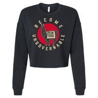 Become Ungovernable Grow Food Cropped Pullover Crew