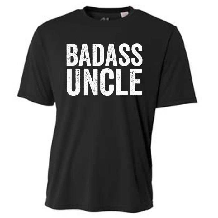 Badass Uncle Gift Funny Nephew Niece Uncles Retro Gift Idea Cooling Performance Crew T-Shirt