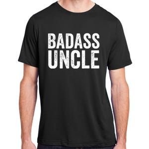 Badass Uncle Gift Funny Nephew Niece Uncles Retro Gift Idea Adult ChromaSoft Performance T-Shirt