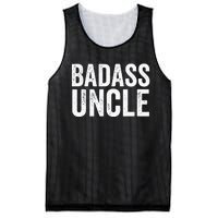 Badass Uncle Gift Funny Nephew Niece Uncles Retro Gift Idea Mesh Reversible Basketball Jersey Tank