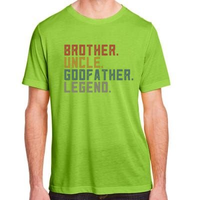 Brother Uncle Godfather Legend Fun Best Funny Uncle Adult ChromaSoft Performance T-Shirt