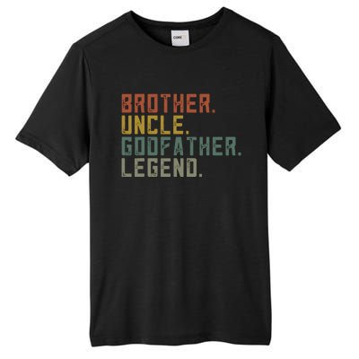 Brother Uncle Godfather Legend Fun Best Funny Uncle Tall Fusion ChromaSoft Performance T-Shirt