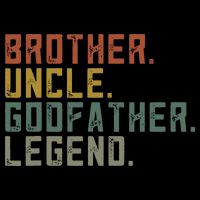 Brother Uncle Godfather Legend Fun Best Funny Uncle 16 in Basic Backpack