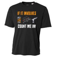 Beer UTV Guns Lover Four Wheeler Quad OffRoading SxS ATV Cooling Performance Crew T-Shirt