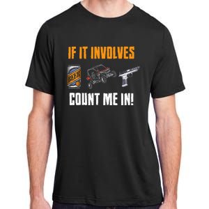 Beer UTV Guns Lover Four Wheeler Quad OffRoading SxS ATV Adult ChromaSoft Performance T-Shirt