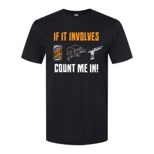 Beer UTV Guns Lover Four Wheeler Quad OffRoading SxS ATV Softstyle CVC T-Shirt