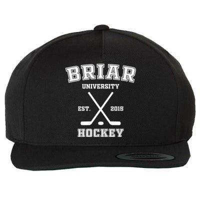 Briar University Hockey Off Campus Gift Wool Snapback Cap