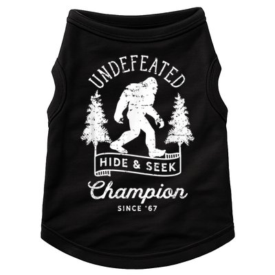 Bigfoot Undefeated Hide And Seek Champion Distressed Doggie Tank