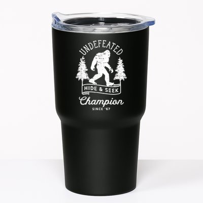 Bigfoot Undefeated Hide And Seek Champion Distressed Tumbler