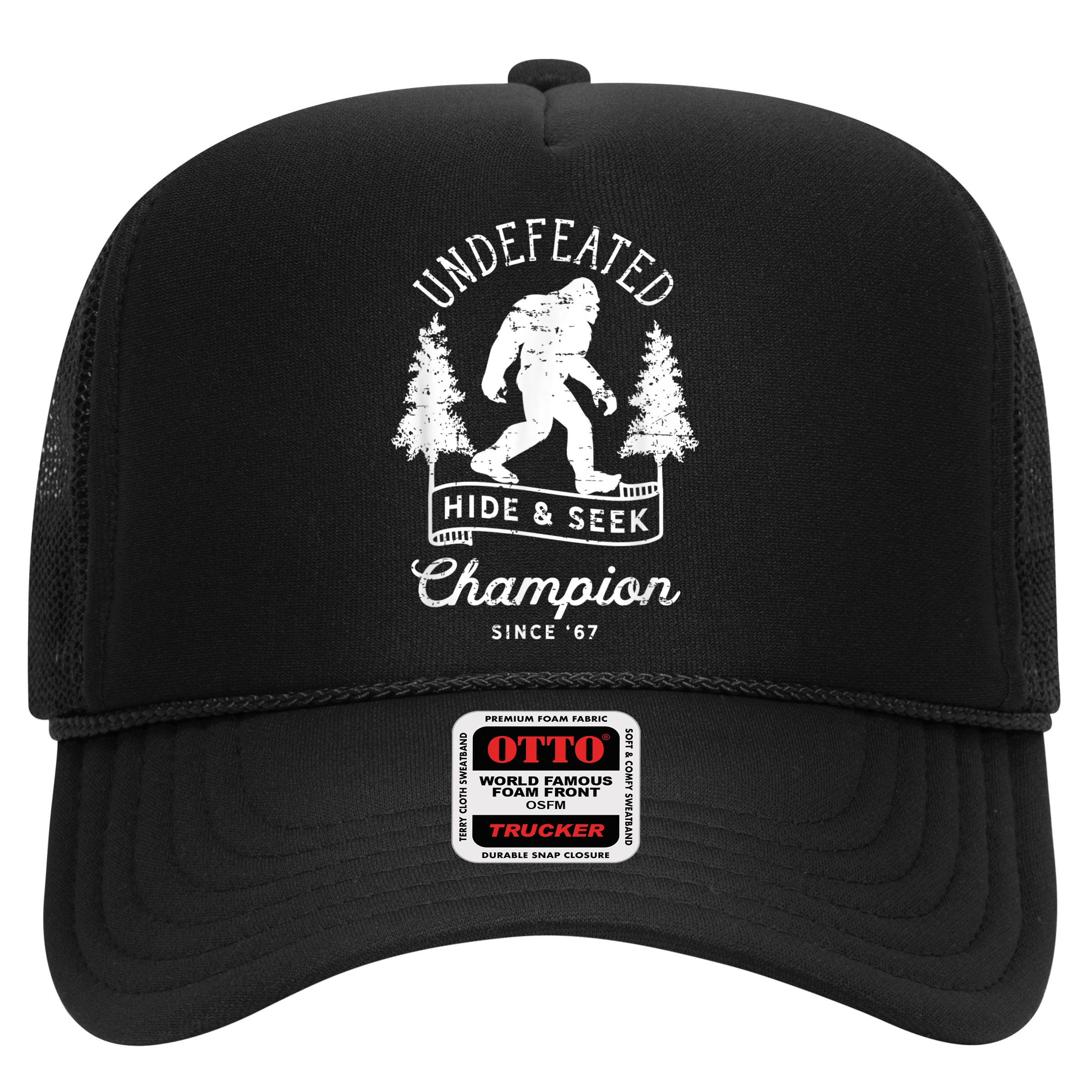 Bigfoot Undefeated Hide And Seek Champion Distressed Hat