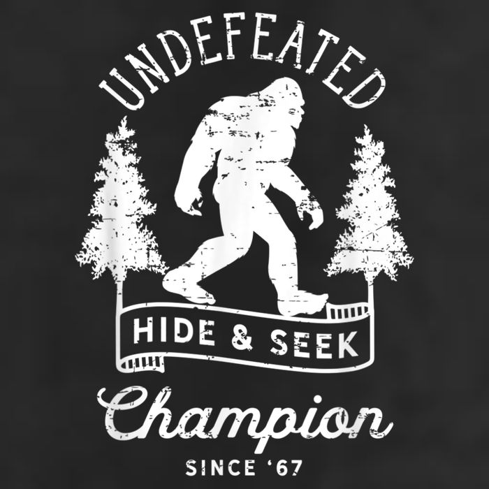 Bigfoot Undefeated Hide And Seek Champion Distressed Golf Towel