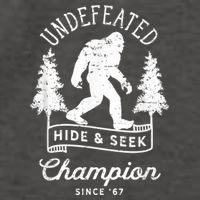 Bigfoot Undefeated Hide And Seek Champion Distressed Vector Backpack