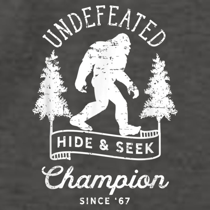 Bigfoot Undefeated Hide And Seek Champion Distressed Vector Backpack