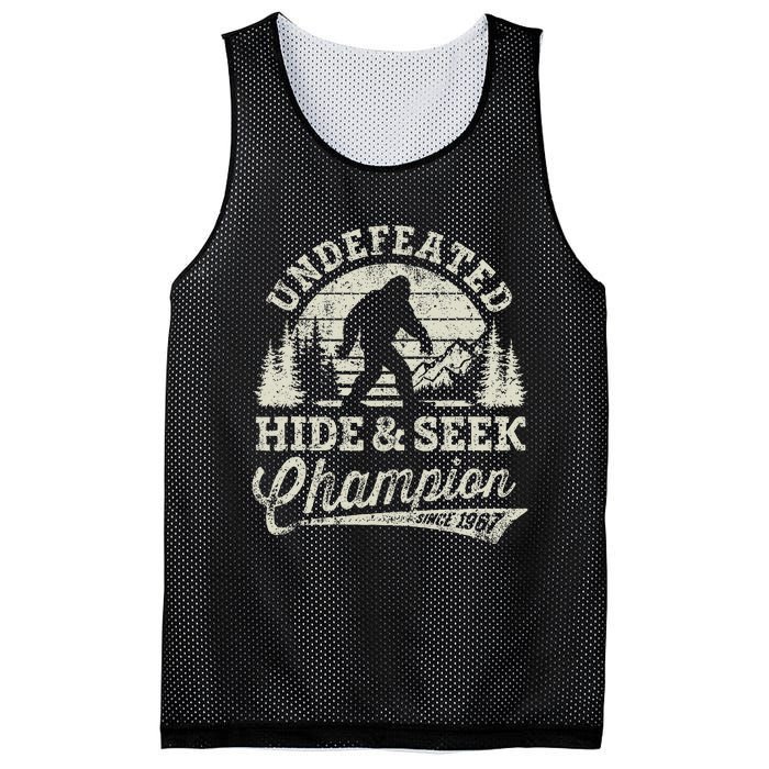 Bigfoot Undefeated Hide And Seek Champion Vintage Mesh Reversible Basketball Jersey Tank