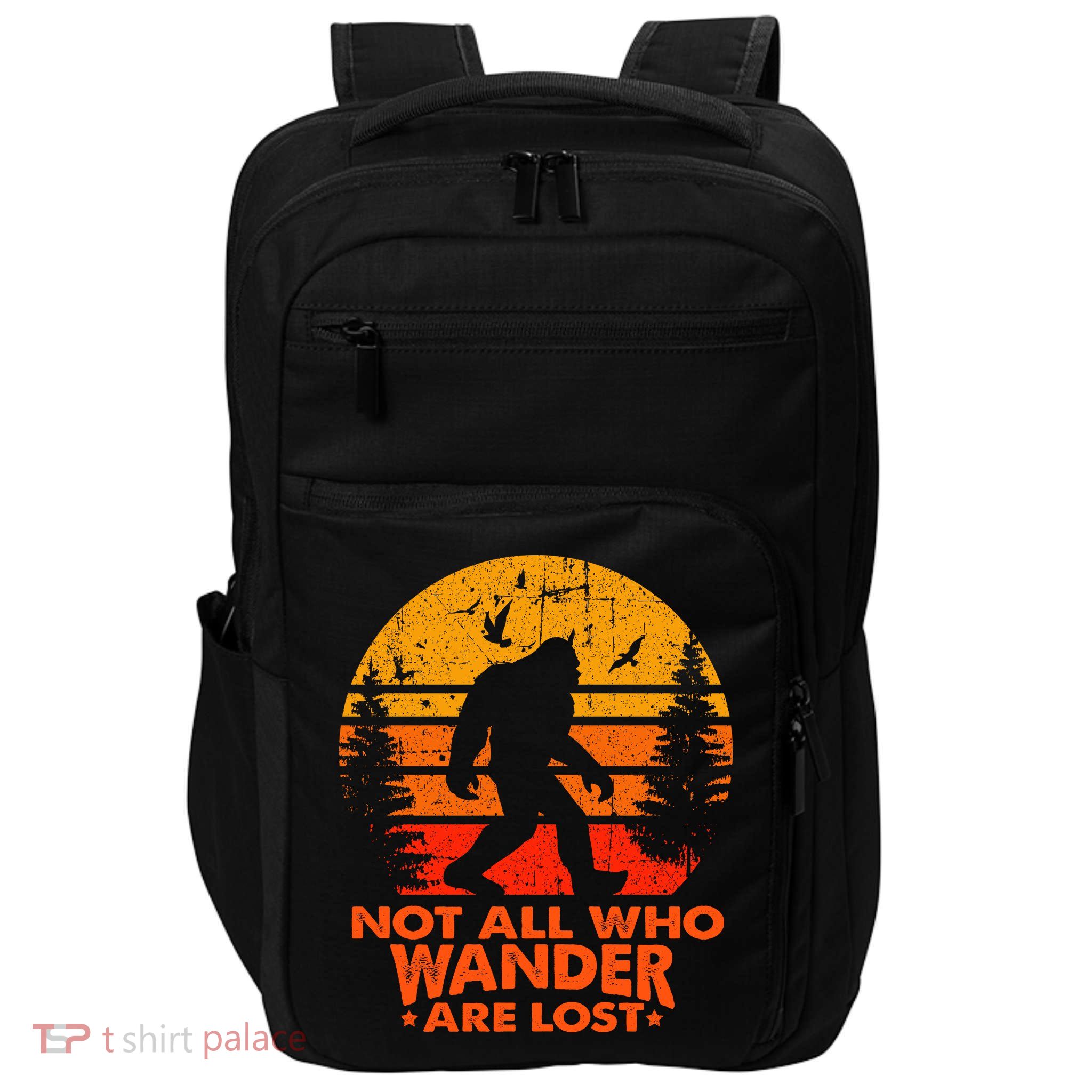 Bigfoot Undefeated Hide And Seek Champion Distressed Sunset Impact Tech Backpack