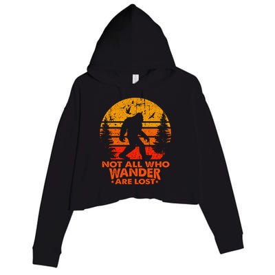 Bigfoot Undefeated Hide And Seek Champion Distressed Sunset Crop Fleece Hoodie