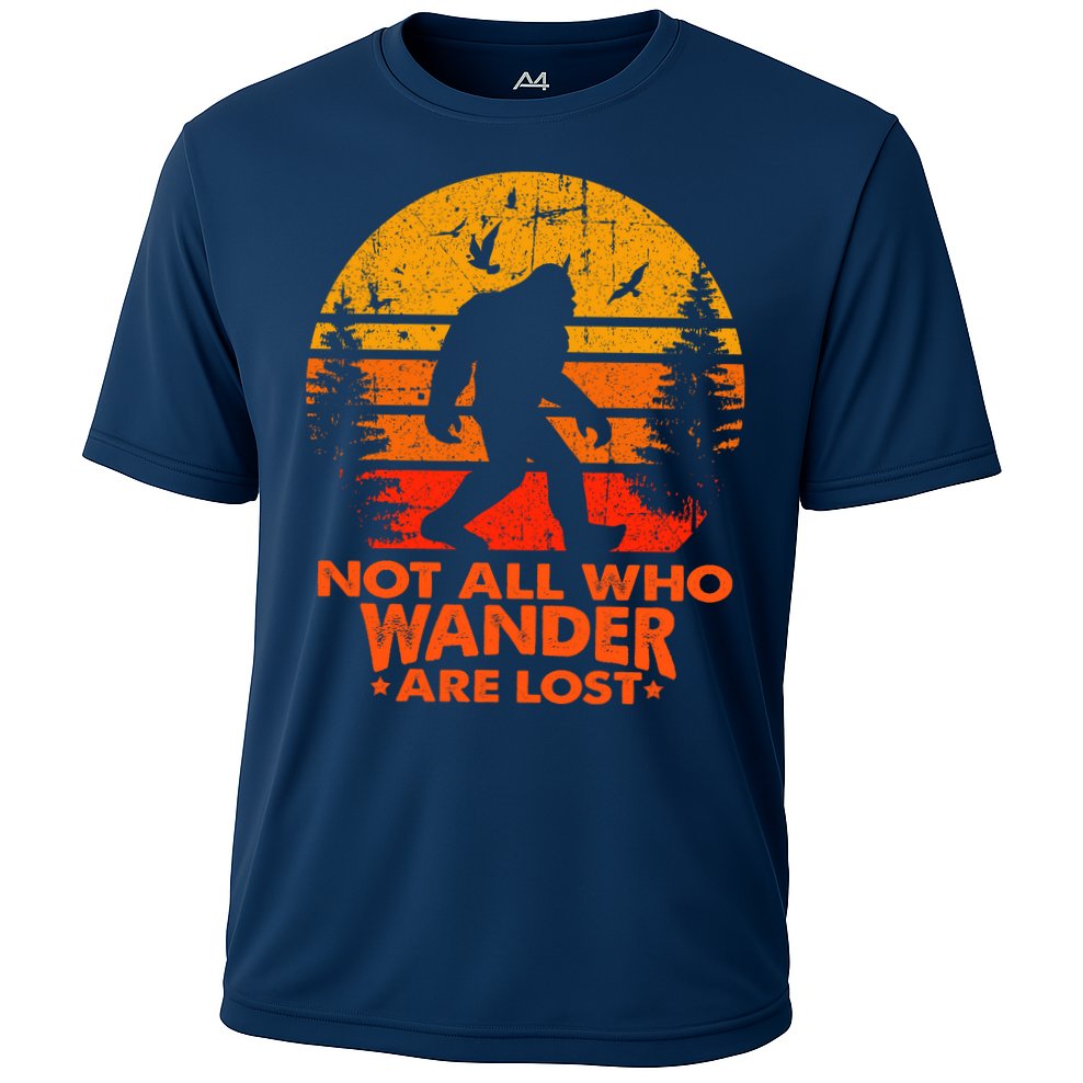 Bigfoot Undefeated Hide And Seek Champion Distressed Sunset Performance Shirt