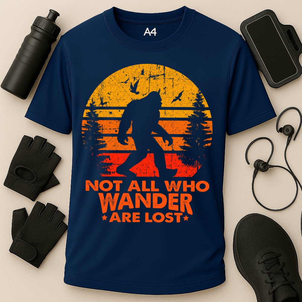 Bigfoot Undefeated Hide And Seek Champion Distressed Sunset Performance Shirt