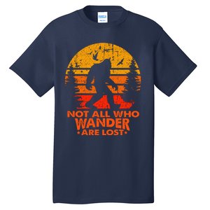 Bigfoot Undefeated Hide And Seek Champion Distressed Sunset Tall T-Shirt