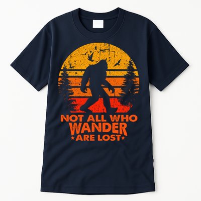 Bigfoot Undefeated Hide And Seek Champion Distressed Sunset Tall T-Shirt