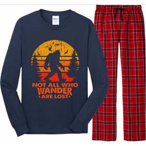 Bigfoot Undefeated Hide And Seek Champion Distressed Sunset Long Sleeve Pajama Set