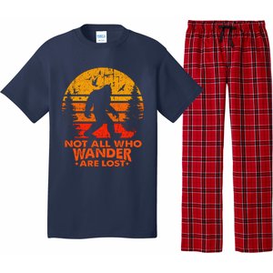 Bigfoot Undefeated Hide And Seek Champion Distressed Sunset Pajama Set