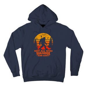 Bigfoot Undefeated Hide And Seek Champion Distressed Sunset Tall Hoodie