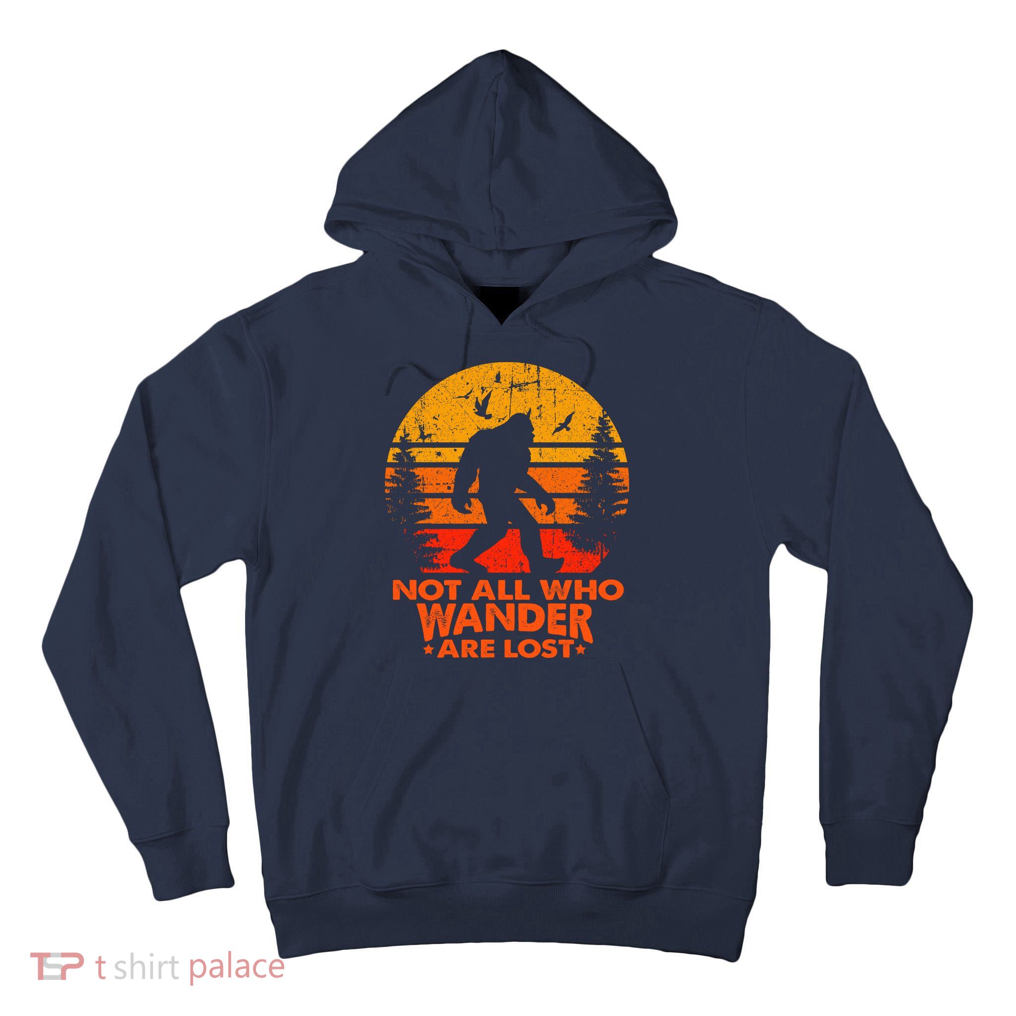 Bigfoot Undefeated Hide And Seek Champion Distressed Sunset Tall Hoodie