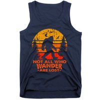 Bigfoot Undefeated Hide And Seek Champion Distressed Sunset Tank Top