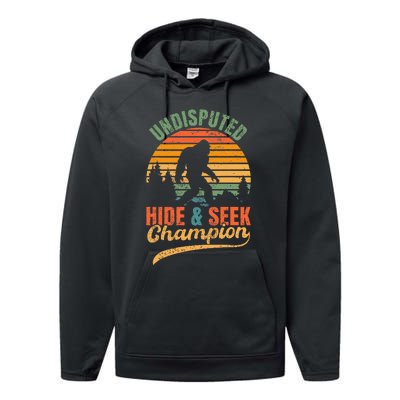 Bigfoot Undisputed Hide & Seek Champion Performance Fleece Hoodie