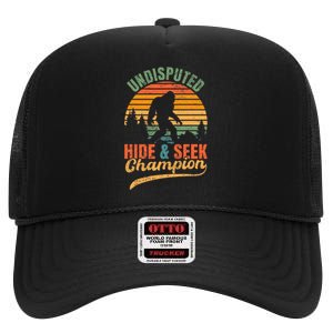 Bigfoot Undisputed Hide & Seek Champion High Crown Mesh Back Trucker Hat