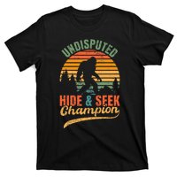 Bigfoot Undisputed Hide & Seek Champion T-Shirt