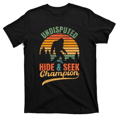 Bigfoot Undisputed Hide & Seek Champion T-Shirt