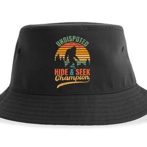 Bigfoot Undisputed Hide & Seek Champion Sustainable Bucket Hat