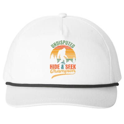 Bigfoot Undisputed Hide & Seek Champion Snapback Five-Panel Rope Hat