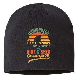 Bigfoot Undisputed Hide & Seek Champion Sustainable Beanie