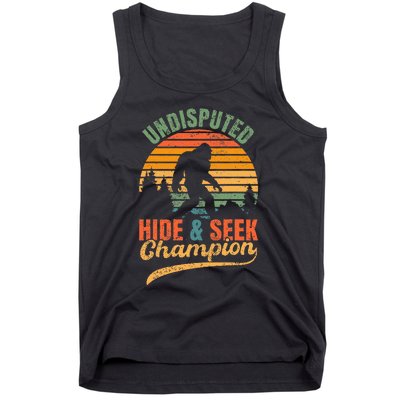 Bigfoot Undisputed Hide & Seek Champion Tank Top