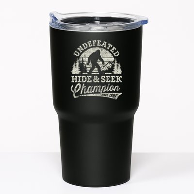 Bigfoot Undefeated Hide And Seek Champion Vintage Tumbler