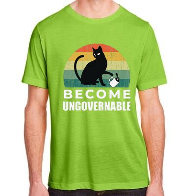 Become Ungovernable I Do What I Want Funny Cat Adult ChromaSoft Performance T-Shirt