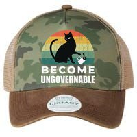 Become Ungovernable I Do What I Want Funny Cat Legacy Tie Dye Trucker Hat