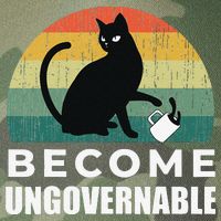 Become Ungovernable I Do What I Want Funny Cat Legacy Tie Dye Trucker Hat