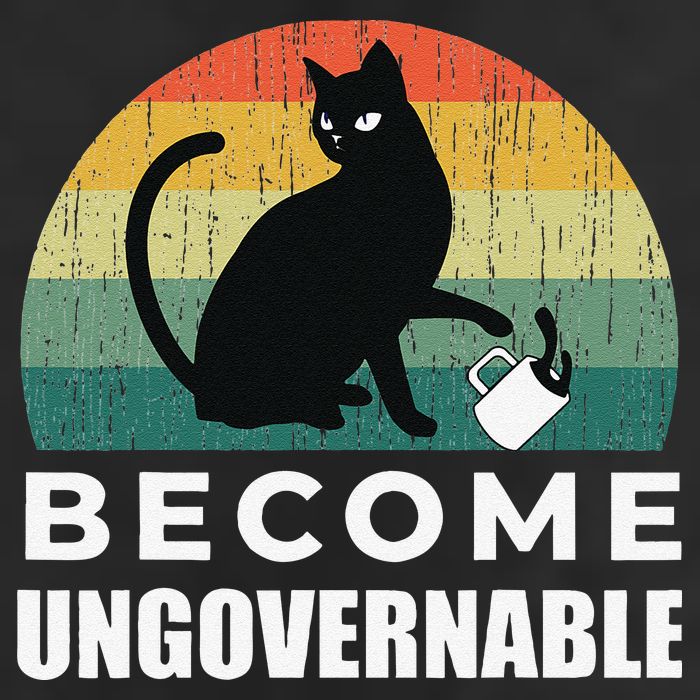 Become Ungovernable I Do What I Want Funny Cat 7 Panel Mesh Trucker Snapback Hat