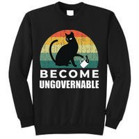 Become Ungovernable I Do What I Want Funny Cat Sweatshirt