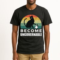 Become Ungovernable I Do What I Want Funny Cat Tall T-Shirt
