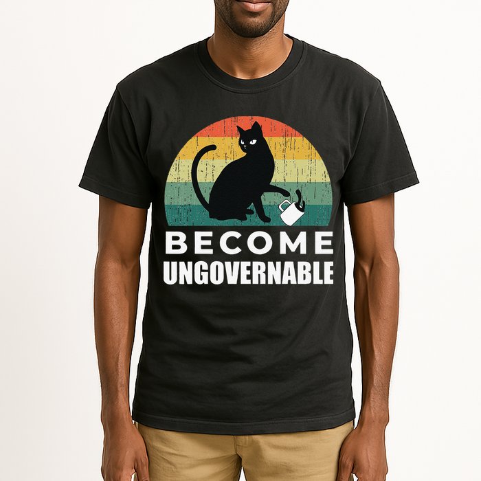 Become Ungovernable I Do What I Want Funny Cat Tall T-Shirt