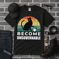 Become Ungovernable I Do What I Want Funny Cat Tall T-Shirt